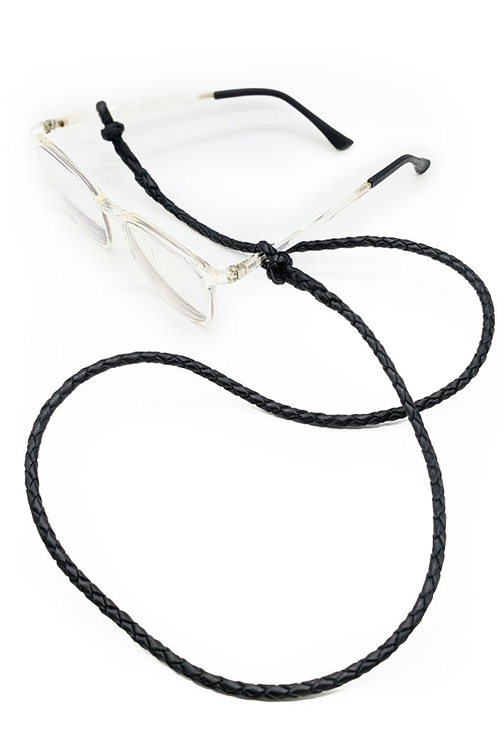 Black Braided Glasses Lanyard The Kangaroo Belt Company