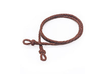 Load image into Gallery viewer, Dark Brown Braided Glasses Lanyard