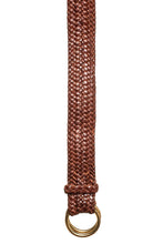 Load image into Gallery viewer, Leather Belt - 17 Strand - Dark Brown - The Kangaroo Belt Company