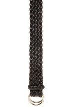Load image into Gallery viewer, Leather Belt - 9 Strand - Black - The Kangaroo Belt Company