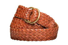 Load image into Gallery viewer, Leather Belt - 9 Strand - Tan - The Kangaroo Belt Company