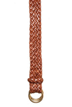 Load image into Gallery viewer, Braided  Leather Belt - 9 Strand - Tan (thin) - The Kangaroo Belt Company
