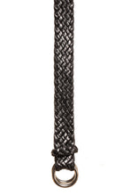 Load image into Gallery viewer, Leather Belt - 9 Strand - Black (thin) - The Kangaroo Belt Company
