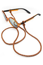 Load image into Gallery viewer, Tan Braided Glasses Lanyard
