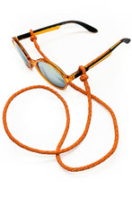 Load image into Gallery viewer, Orange Braided Glasses Lanyard
