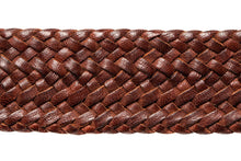 Load image into Gallery viewer, Leather Belt - 17 Strand - Dark Brown - The Kangaroo Belt Company
