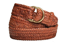 Load image into Gallery viewer, Leather Belt - 17 Strand - Tan - The Kangaroo Belt Company
