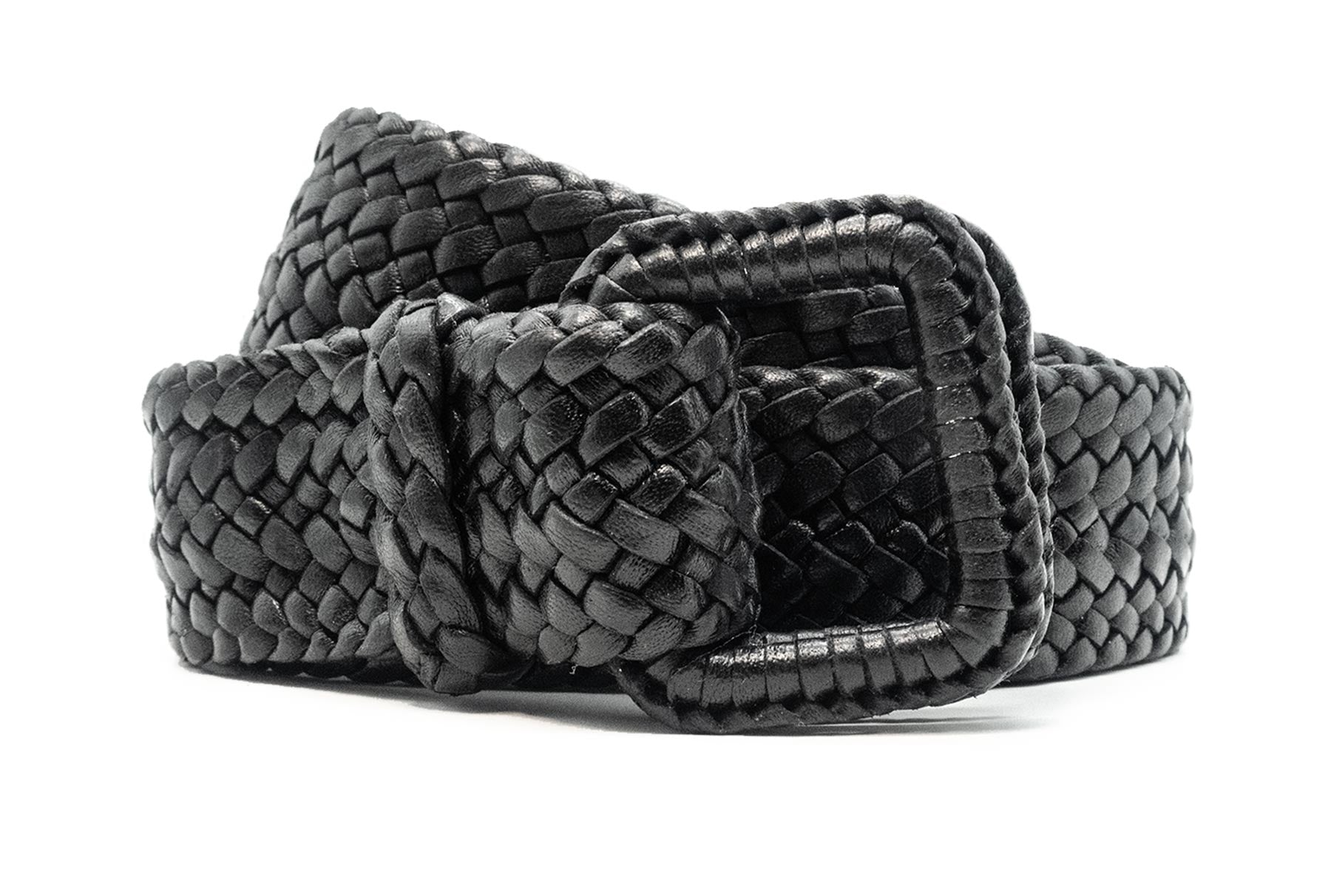 Leather Belt - 9 Strand - Black – The Kangaroo Belt Company